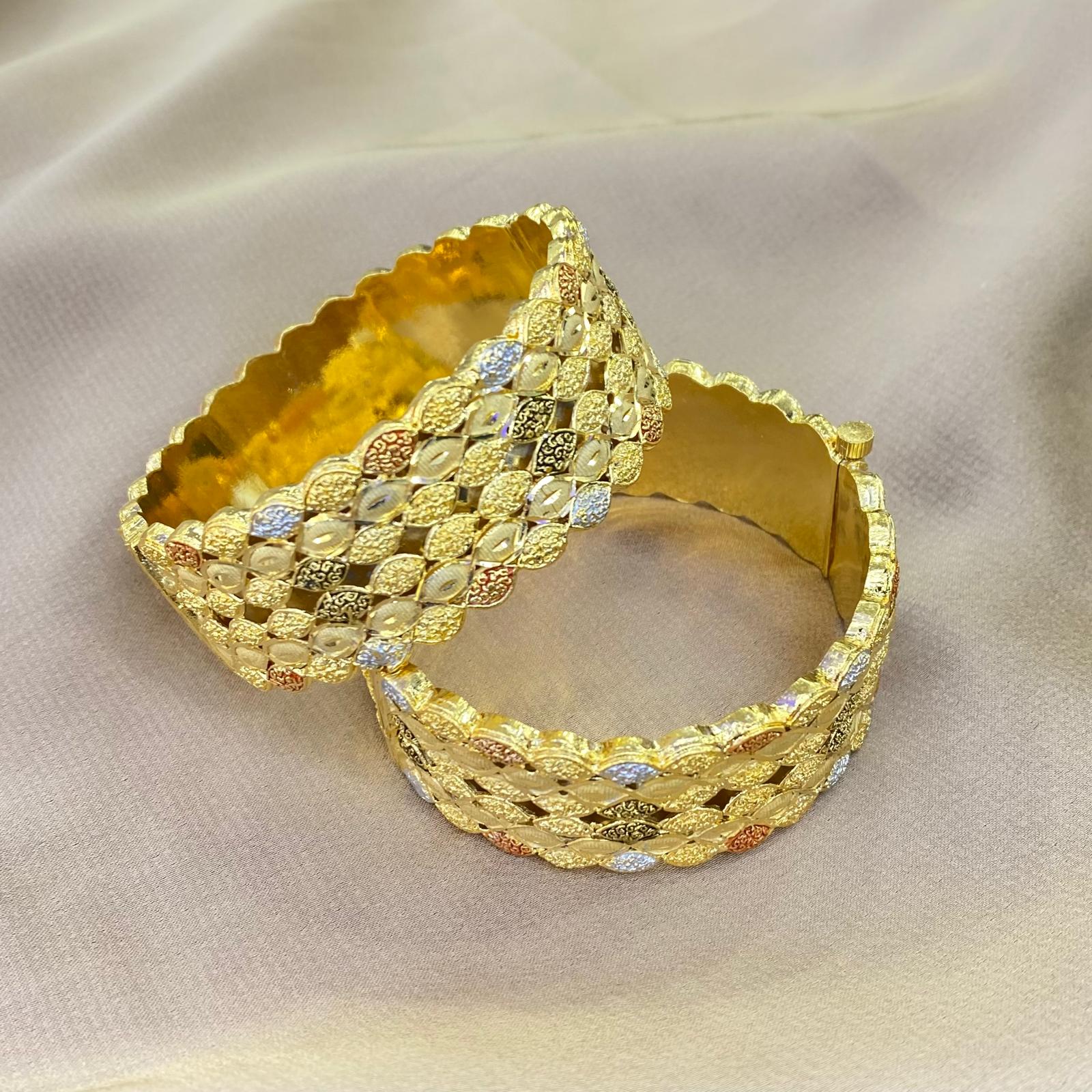 Noor Lattice Multicolour Bangles