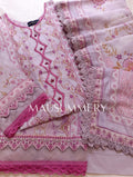 MAUSUMERRY Printed Cotton 3 Piece Suit - Lilac
